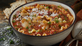 Creamy Lasagna Soup With Ricotta