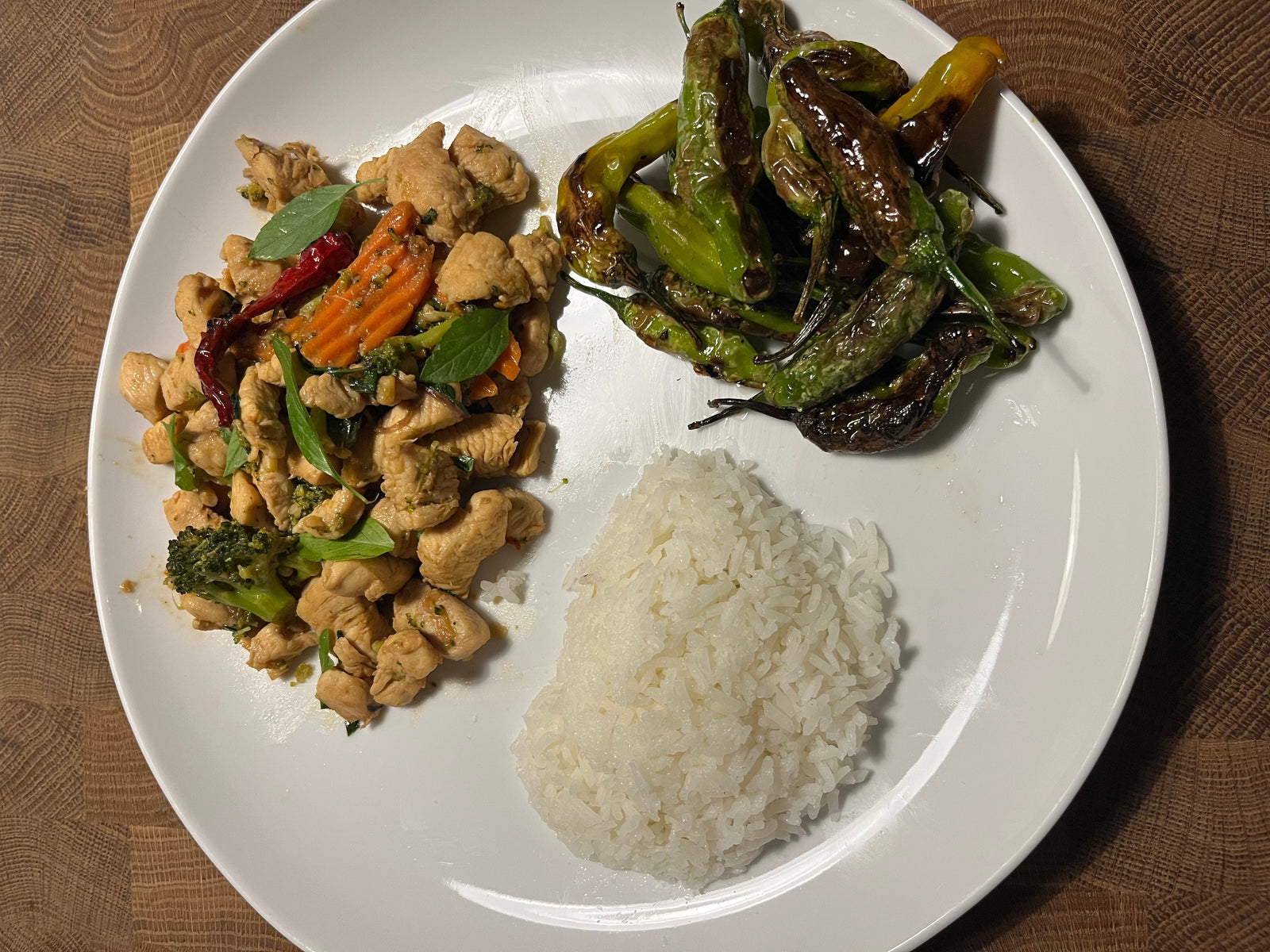 Savory Thai Basil Chicken With Mixed Veggies