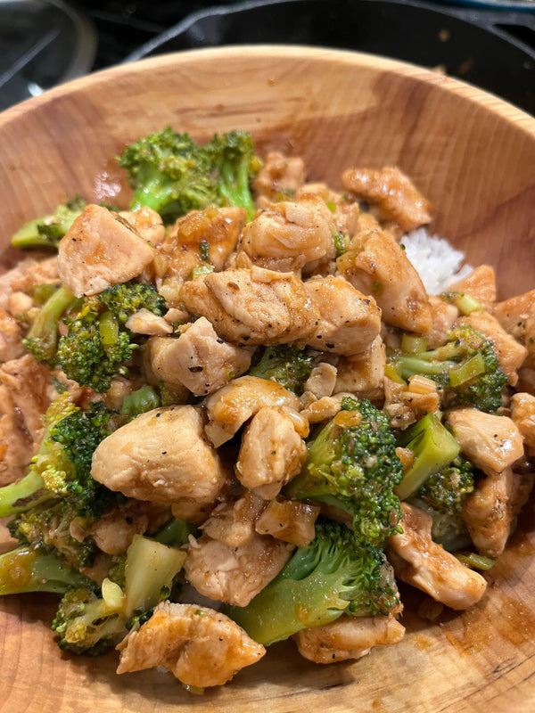 Bourbon Chicken & Broccoli Bowls