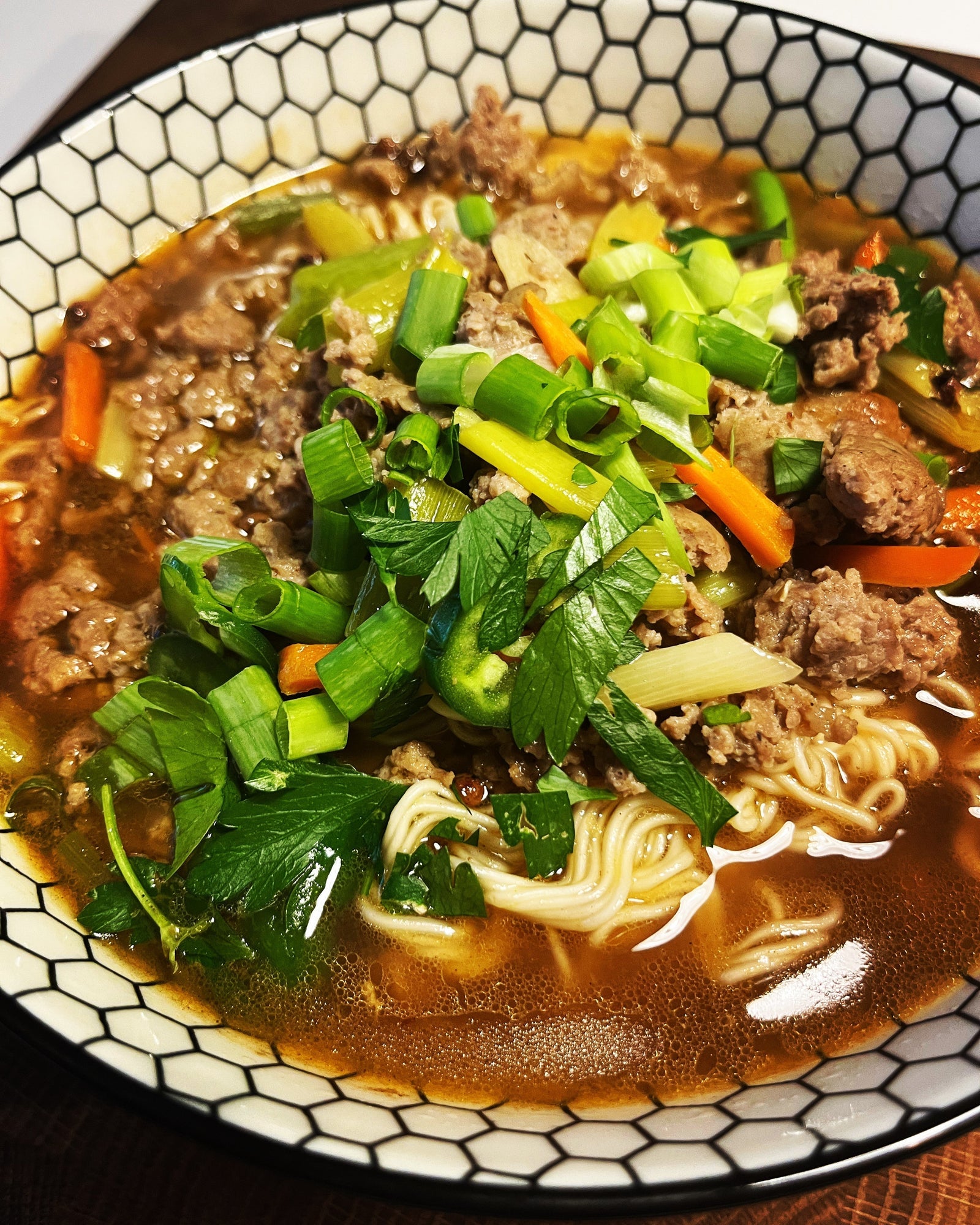 Ground Pork & Ginger Ramen