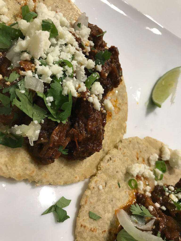 Braised Lamb or Beef Tacos
