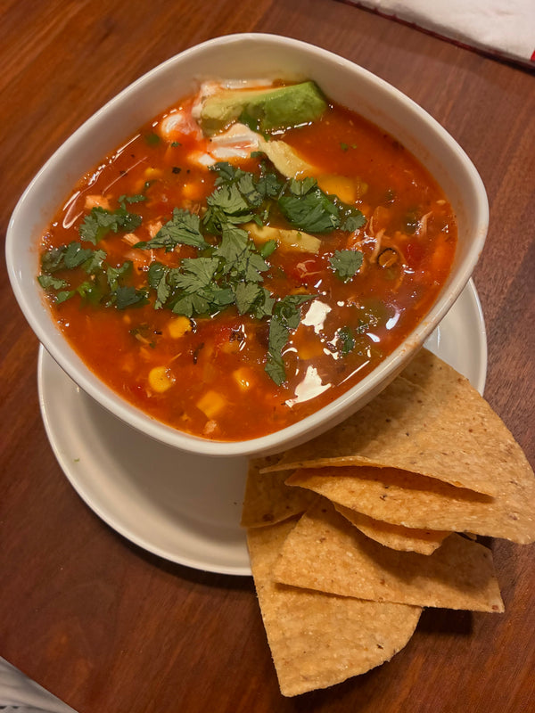 Colorado Style Chicken Tortilla Soup