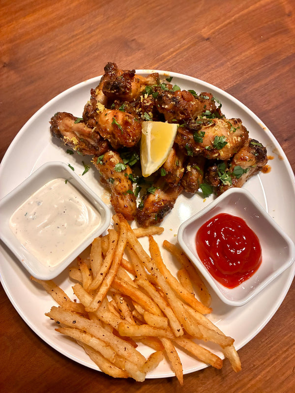 Air Fried Lemon Pepper Wings
