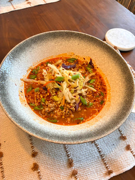 Chili Peanut Pork Dan Dan Ramen