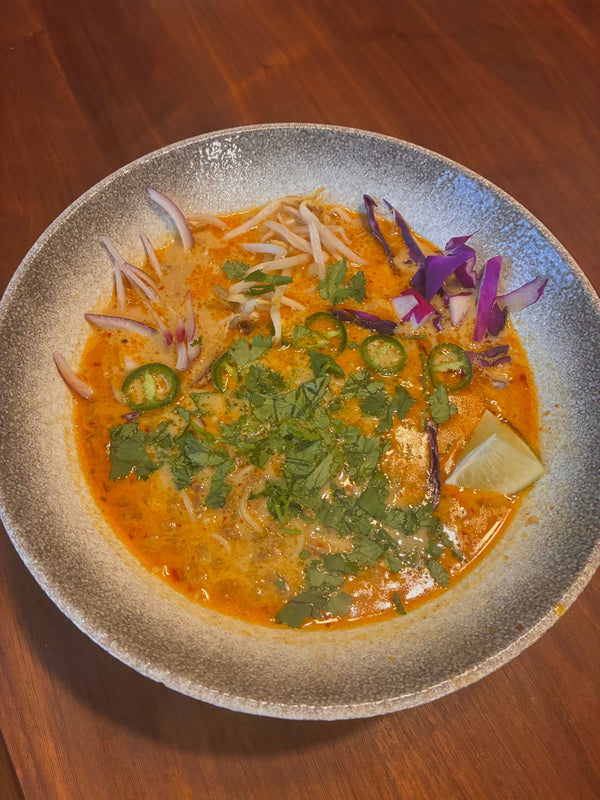 Thai Coconut Pork Noodle Soup
