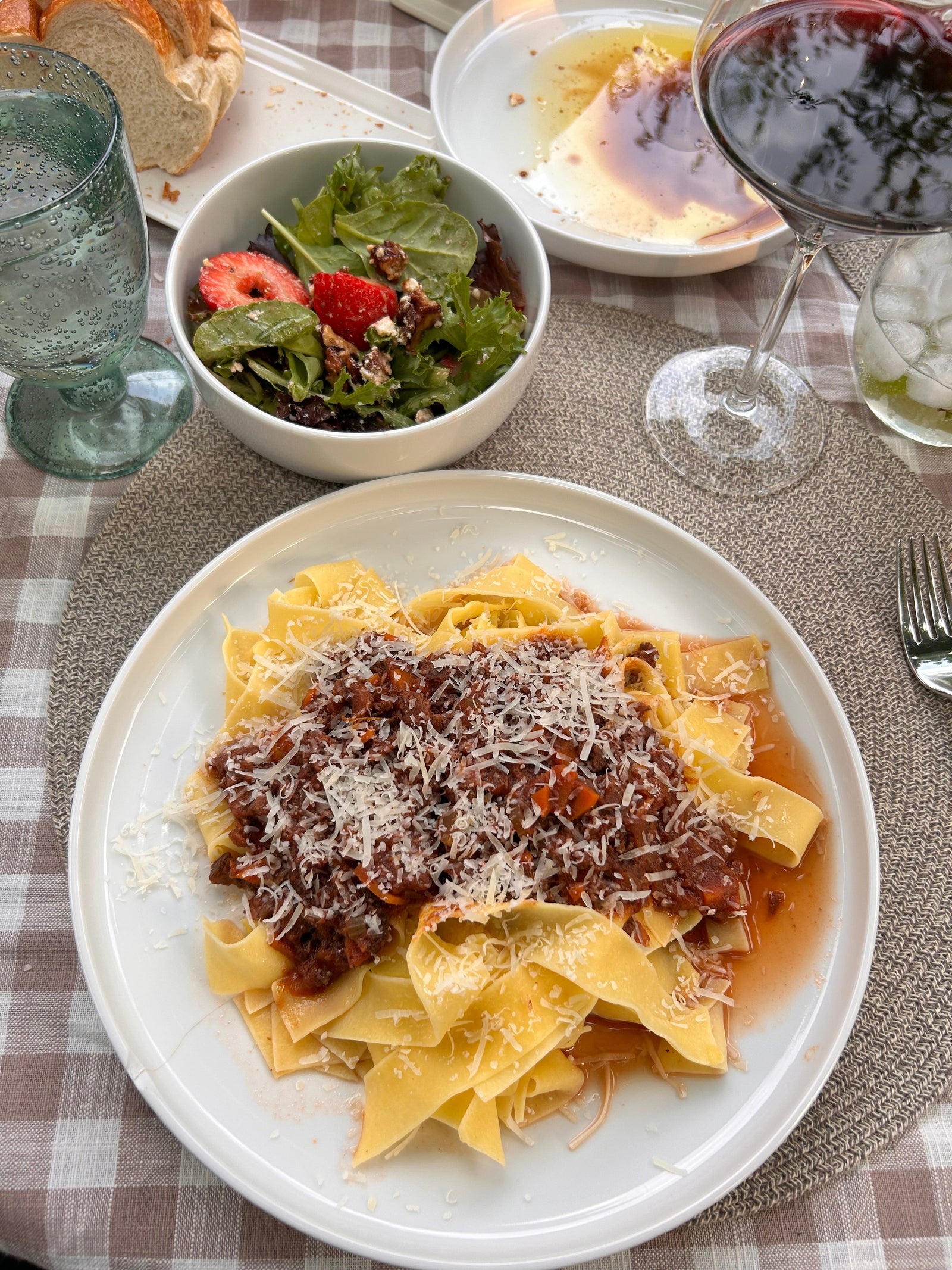 Red Wine Braised Short Ribs With Parmesan Pappardelle