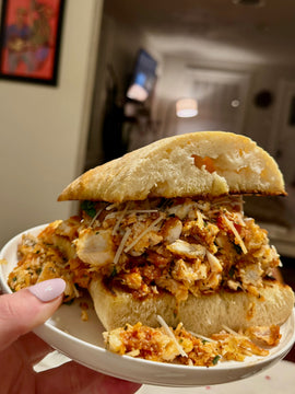 Chopped Chicken Parm Sandwiches