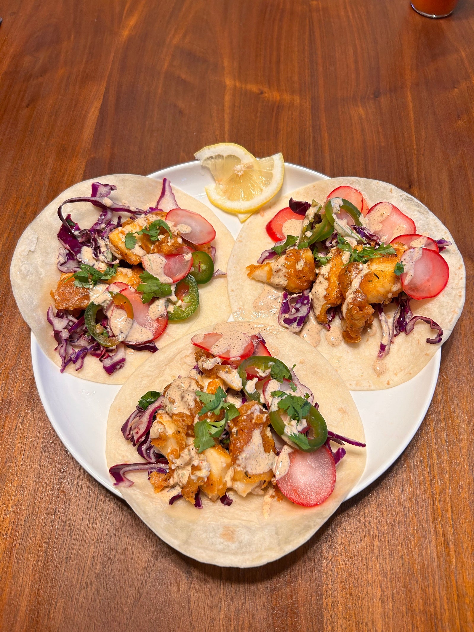 Baja Haddock Fish Tacos