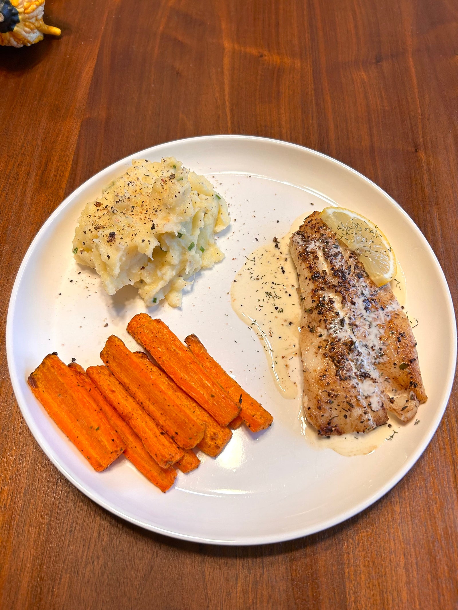 Creamy Lemon Pan Seared Cod