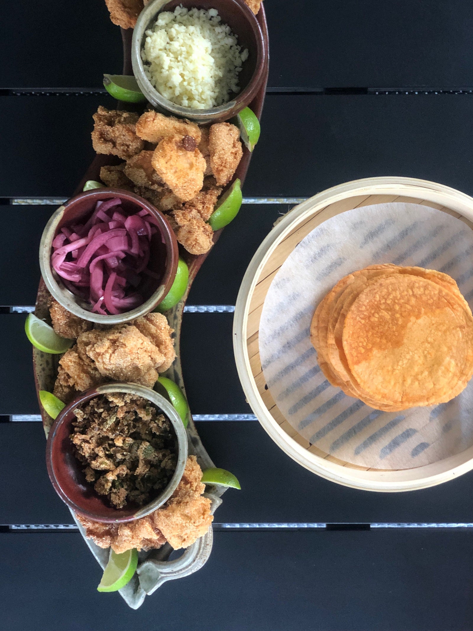 Buffalo Mahi Mahi Fish Tacos