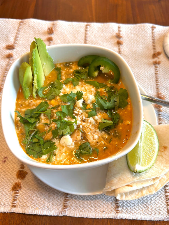 Southwest Creamy White Chicken Chili