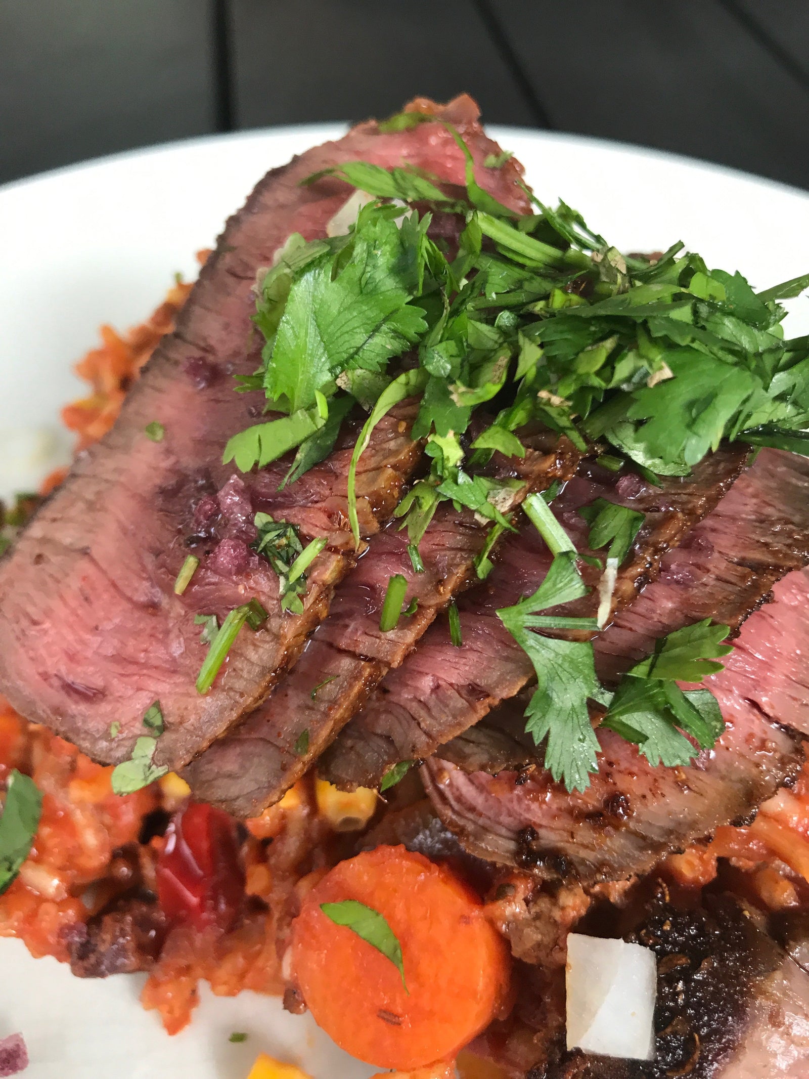 Grass-Fed Sante Fe Steak and Spanish Rive