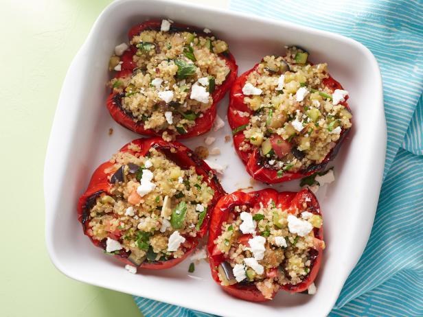 Mediterranean Quinoa Stuffed Peppers