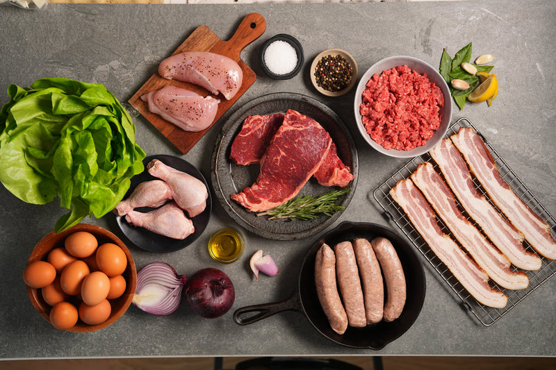 Mixed Meat, Veggie, and Egg Baskets
