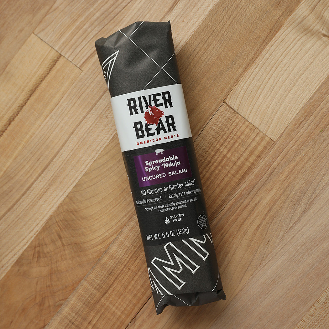 River Bear - Spreadable Spicy Pork Nduja Salami (5.5 oz.)