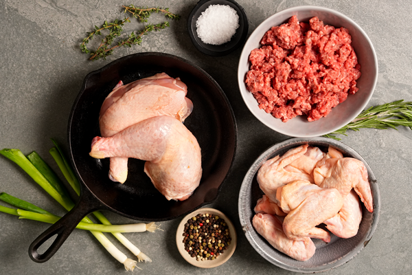 Basics - Ground Beef and Chicken Basket (5lbs)