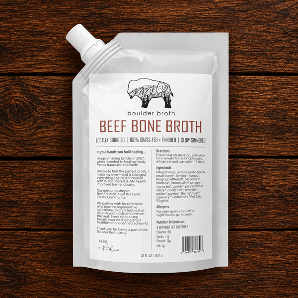 Boulder Bone Broth - Beef Bone Broth (32 oz.)