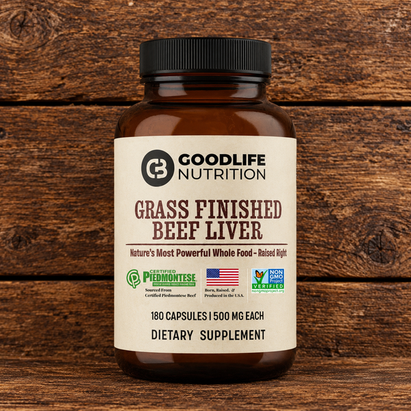 Piedmontese - Grass Finished Beef Liver Supplement (180 Capsules)