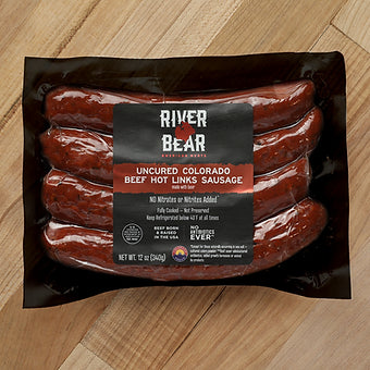 River Bear  - Uncured Colorado Beef Hot Links (12 oz.)