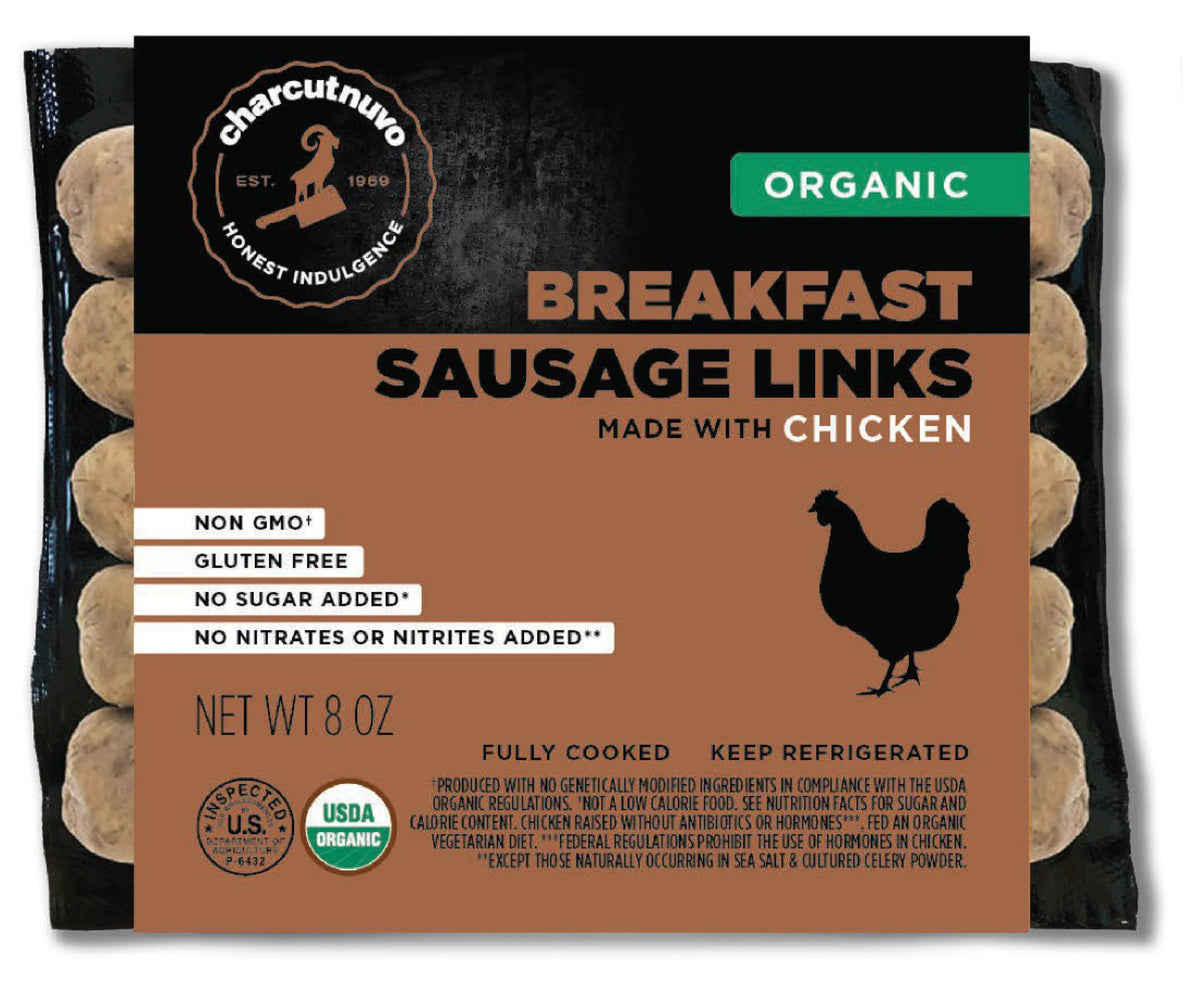 Regenerative Organic Chicken Breakfast Sausage Links (8 oz.)
